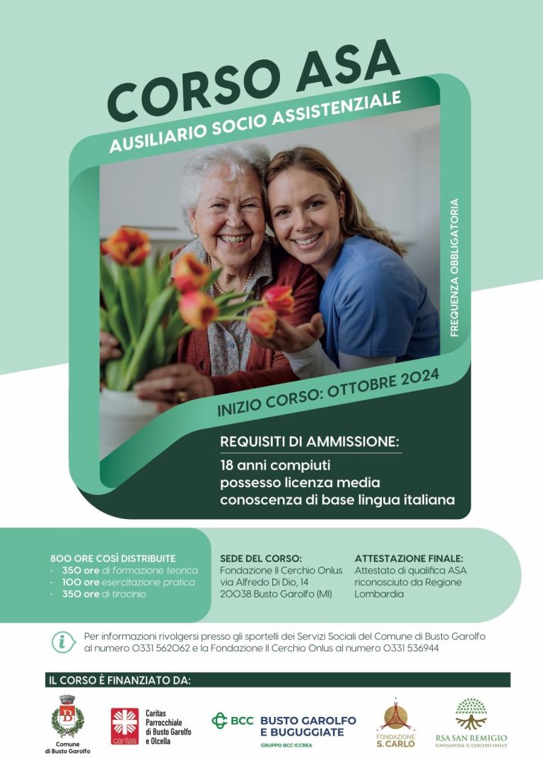 CORSO Ausiliario Socio Assistenziale