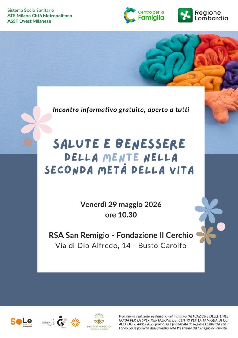 🧠 Incontro informativo sul tema della prevenzione dell’invecchiamento del cervello